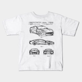 Aston Martin Patent Black Kids T-Shirt